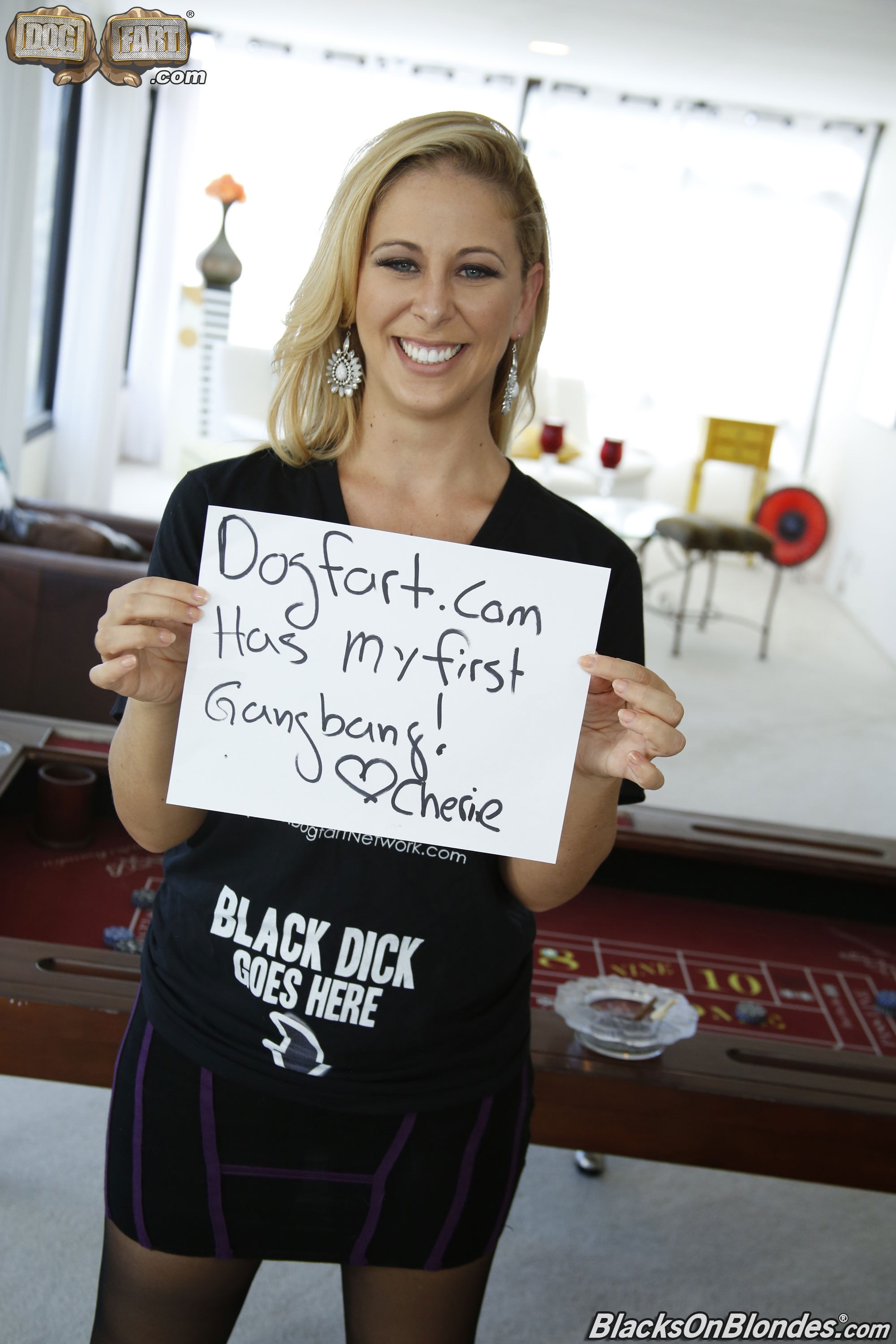 Dogfart '- Blacks On Blondes - Scene 2' starring Cherie Deville (Photo 1)