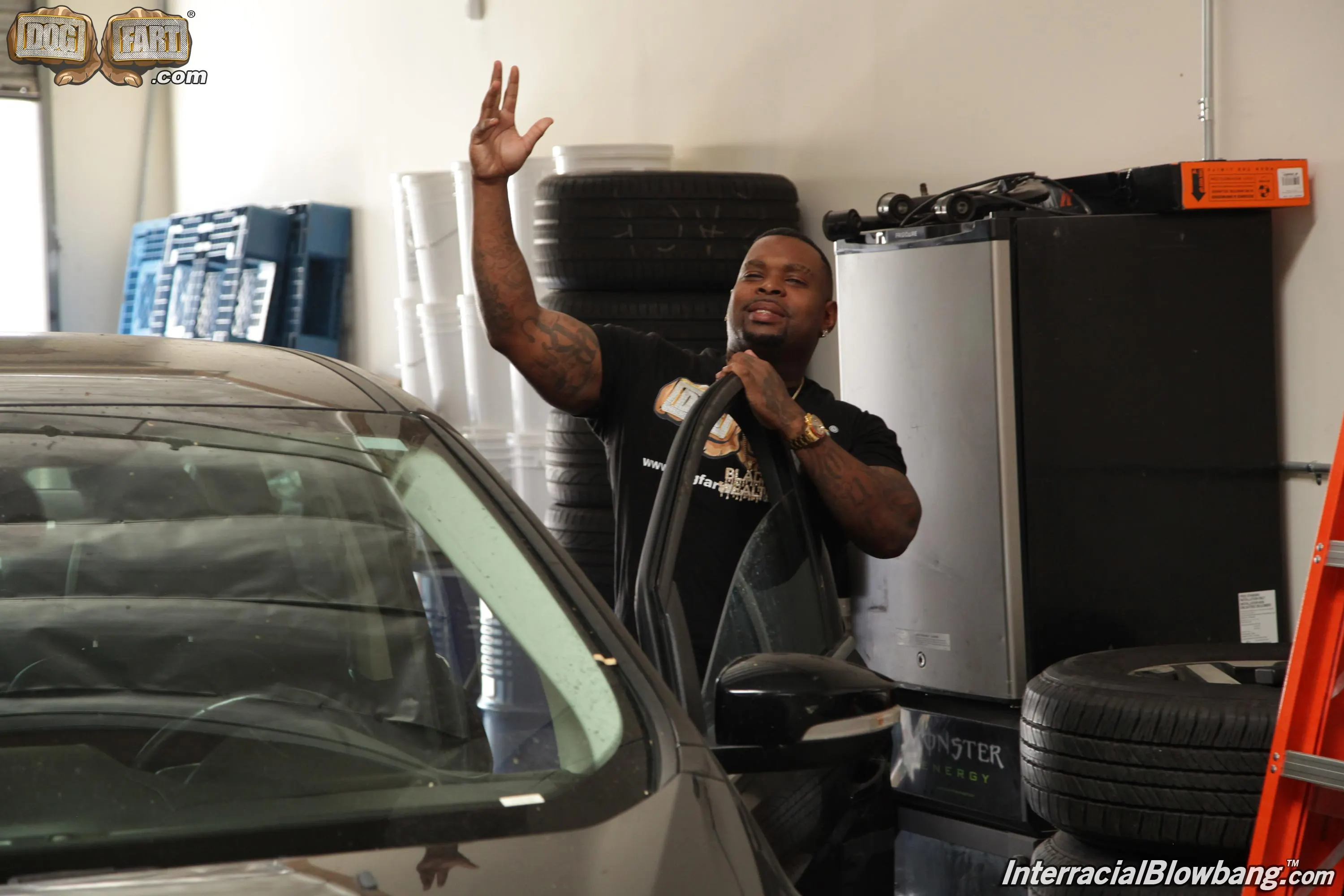 Dogfart '- Interracial Blowbang' starring Ivy Lebelle (Photo 9)