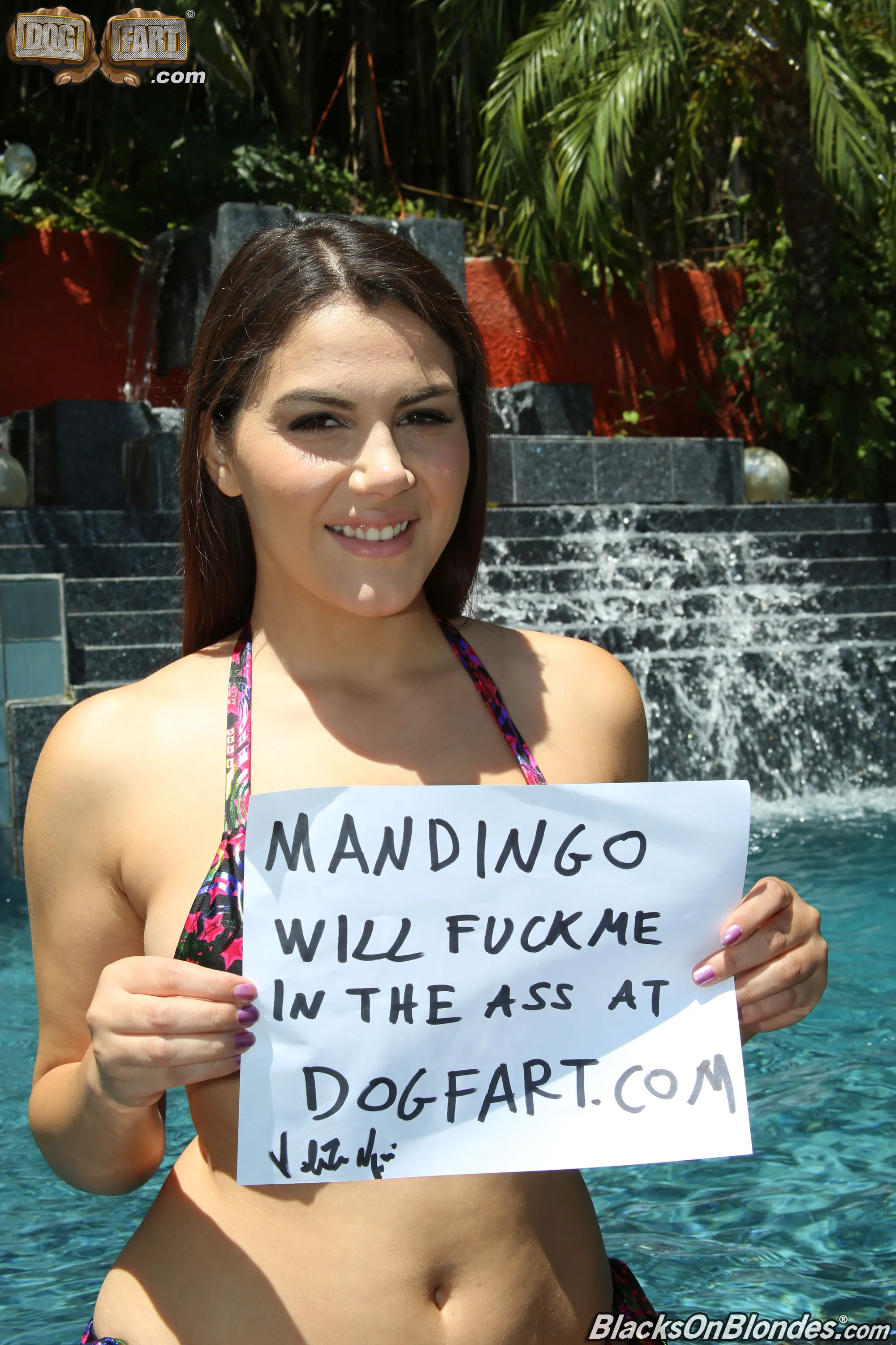 Dogfart '- Blacks On Blondes - Scene 3' starring Valentina Nappi (Photo 1)
